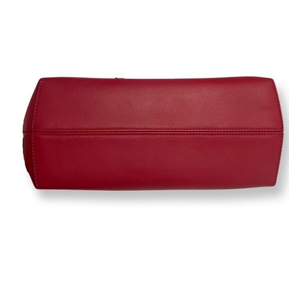 Fendi Small By The Way Red With FF Embossed Handles - Picture 12 of 13